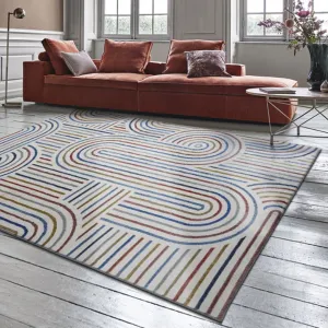 Austin Retro Lines Rug