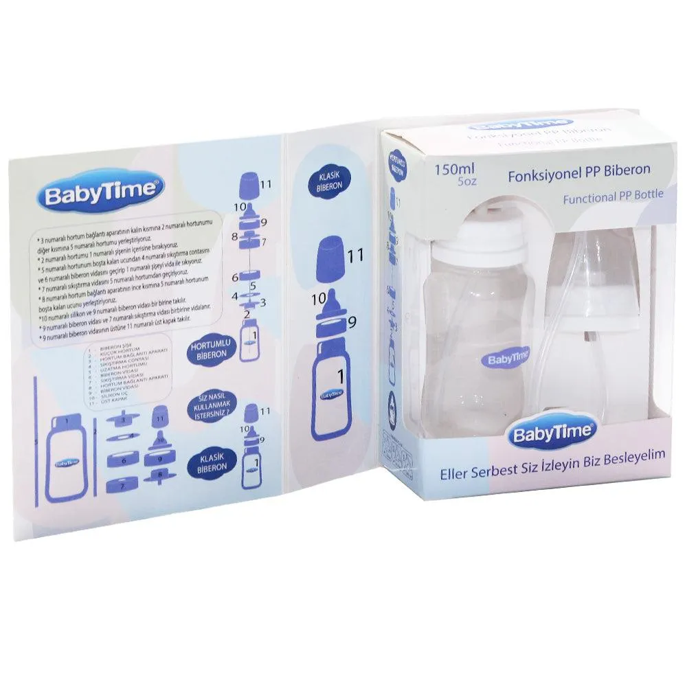 Baby Time Baby Functional Feeding Bottle 150ml