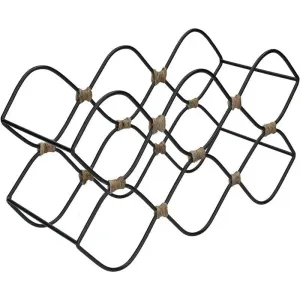 BarCraft Iron Wire Wine Rack - Holds 8 Bottles