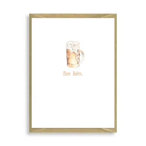 Beer Token Mini Card
