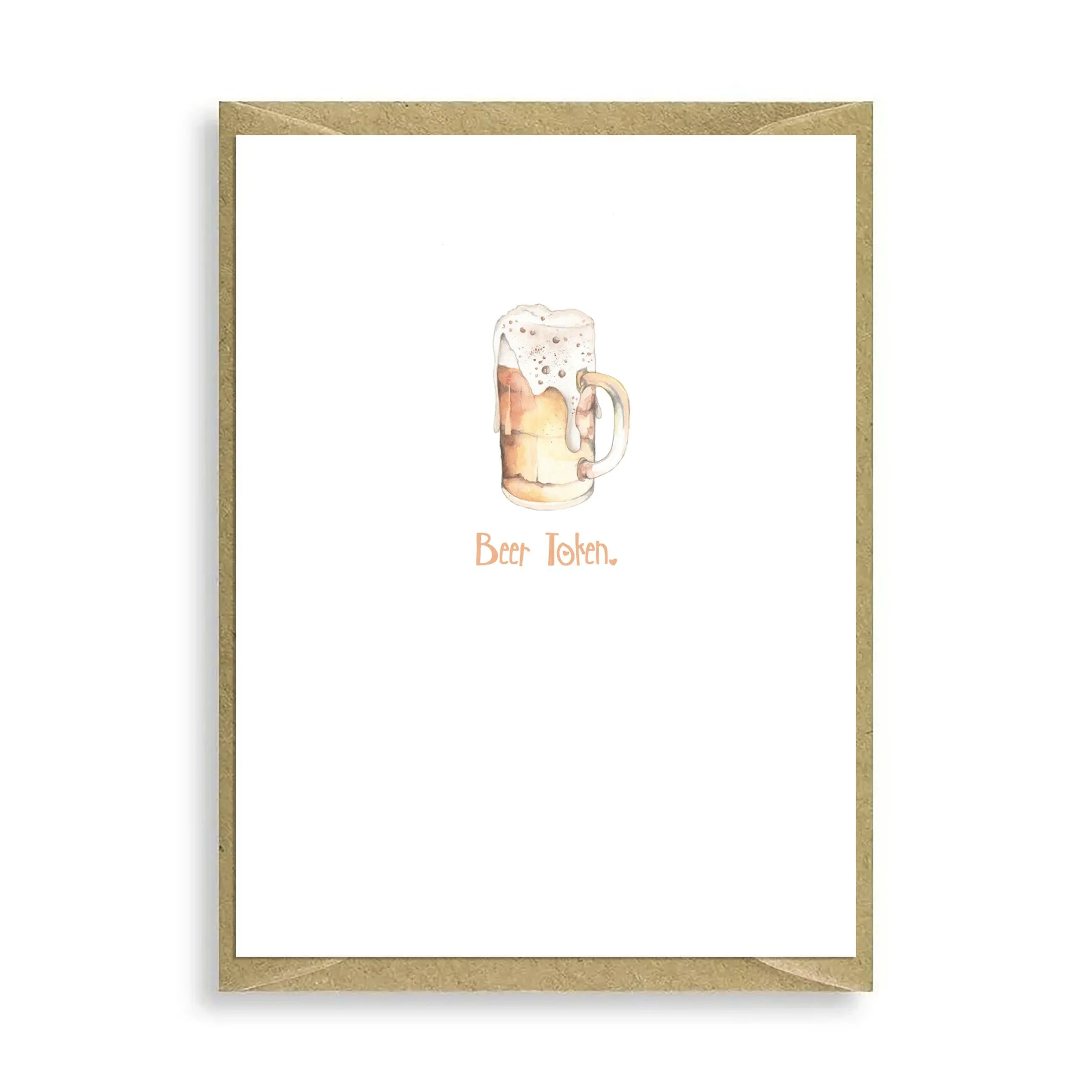 Beer Token Mini Card