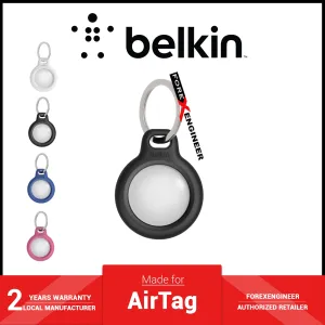 Belkin Secure Holder with Key Ring for AirTag Case - Black (Barcode: 745883786176 )