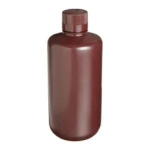 Bottles, Narrow Mouth, HDPE, Amber, 500 ml