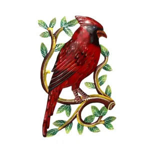 Cardinal Recycled Metal Wall Art