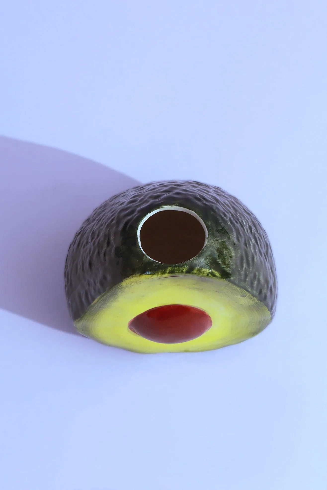Ceramic Avocado-Shaped Vase