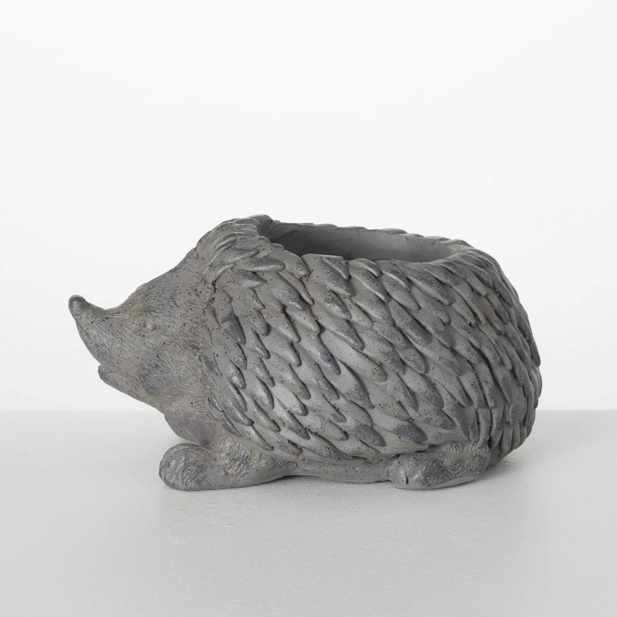 Charcoal Hedgehog Planter