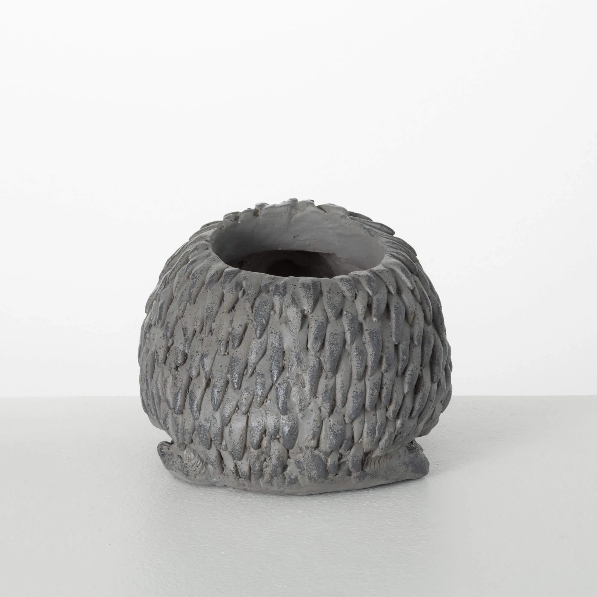 Charcoal Hedgehog Planter