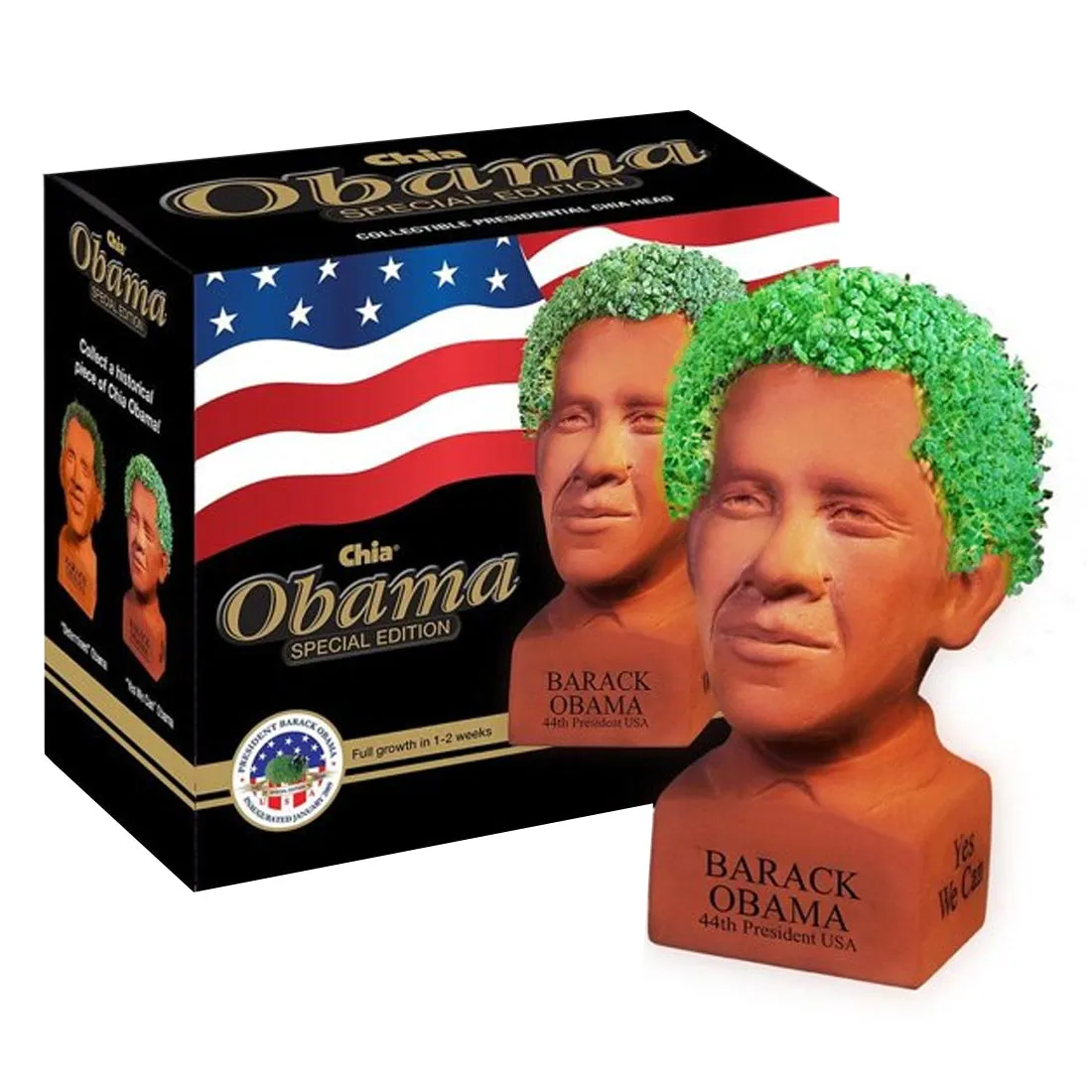 Chia Pet Planter - Freedom of Choice Barack Obama