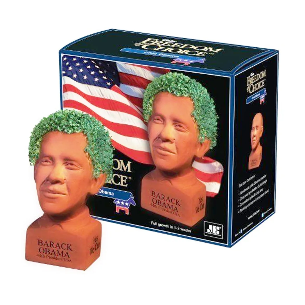 Chia Pet Planter - Freedom of Choice Barack Obama