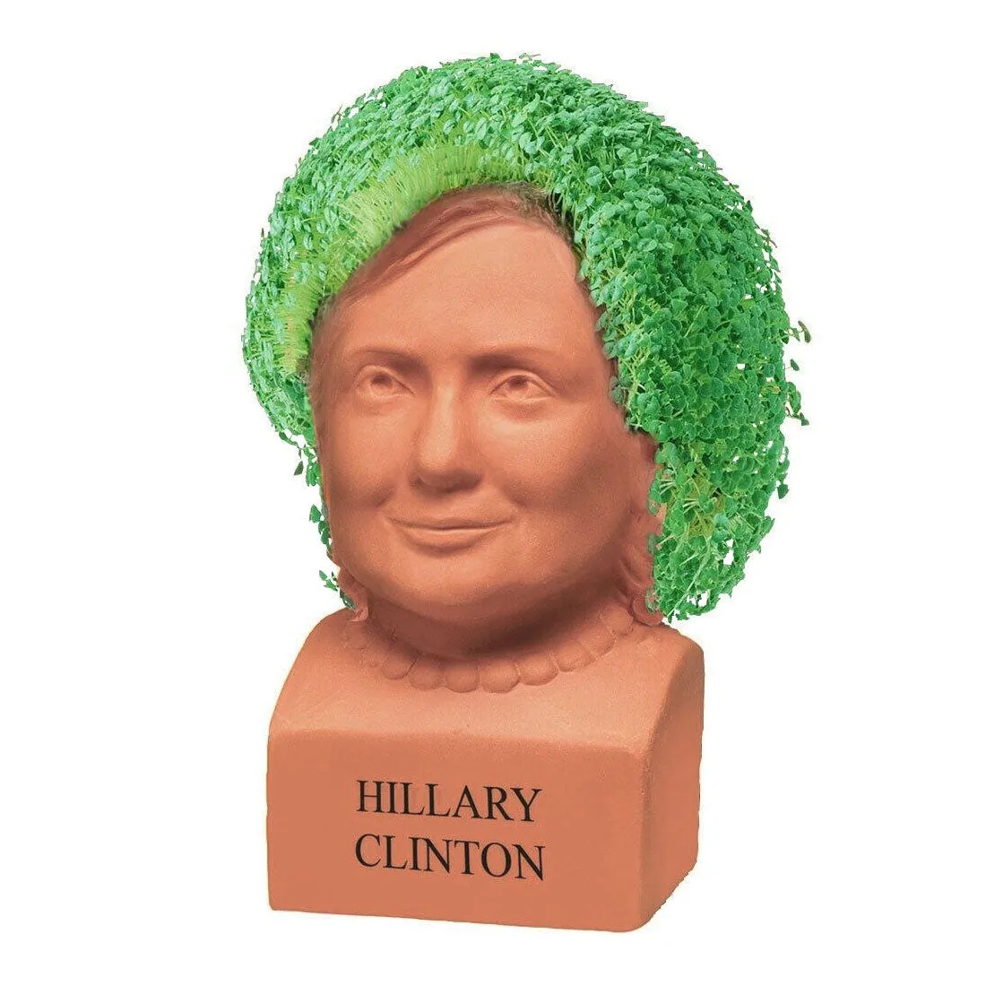 Chia Pet Planter - Freedom of Choice Hillary Clinton- Happy