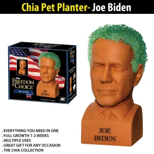 Chia Pet Planter - Freedom of Choice Joe Biden