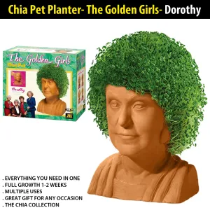 Chia Pet Planter - The Golden Girls- Dorothy