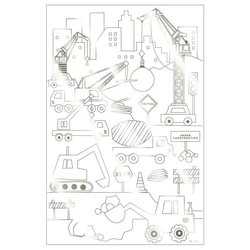 Construction Colouring Posters