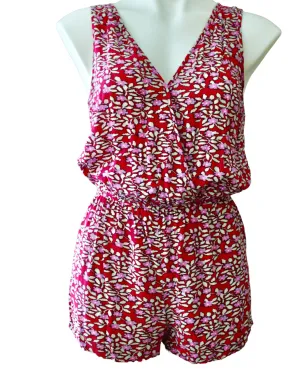 Cool Winter Floral Romper