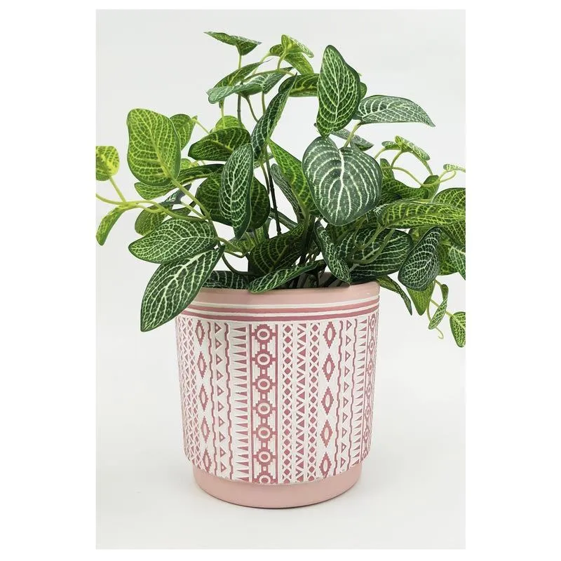 Corby Aztec Planter - Pink (15cm)