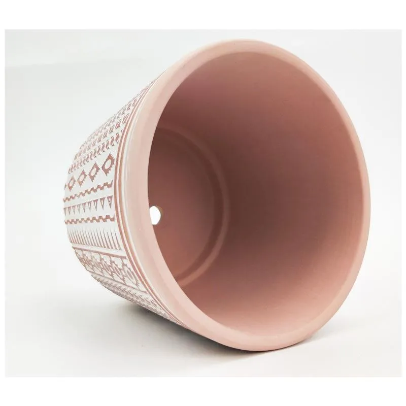 Corby Aztec Planter - Pink (15cm)