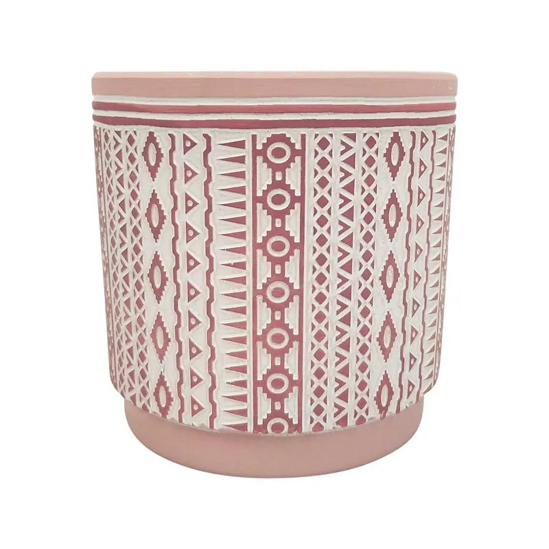 Corby Aztec Planter - Pink (15cm)