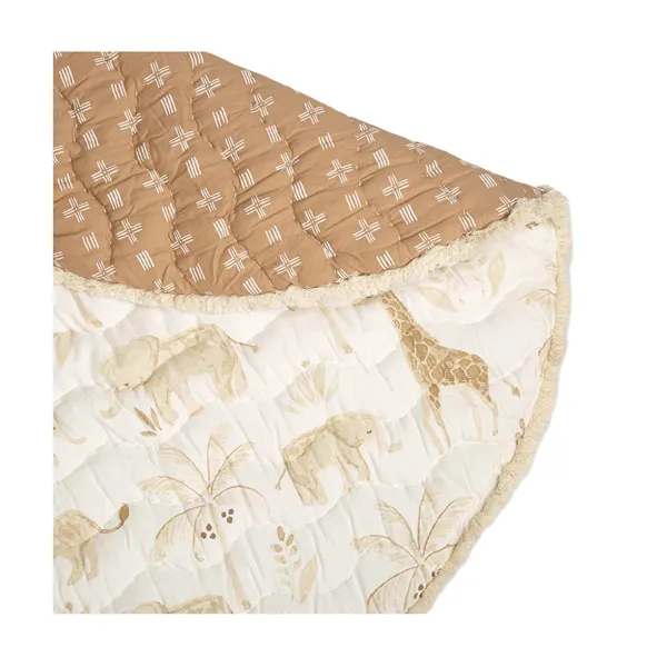 Crane Kendi Quilted Baby Playmat - Safari