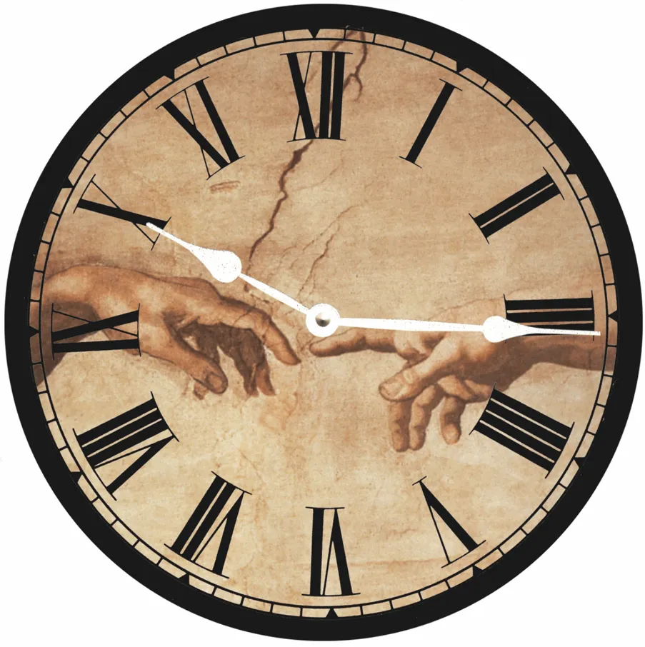 Creation of Adam Wall Clock