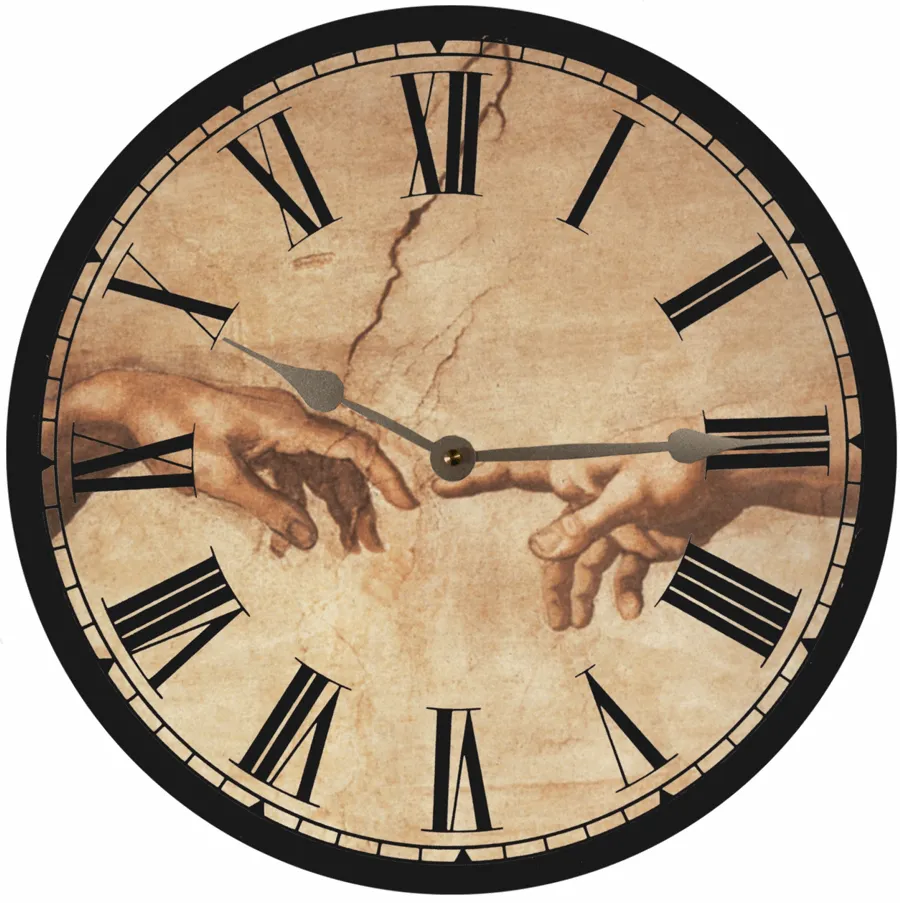 Creation of Adam Wall Clock