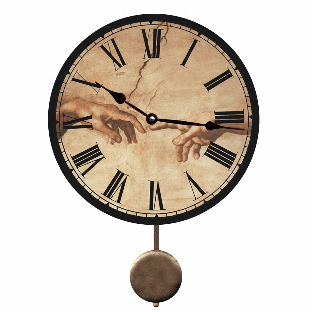 Creation of Adam Wall Clock