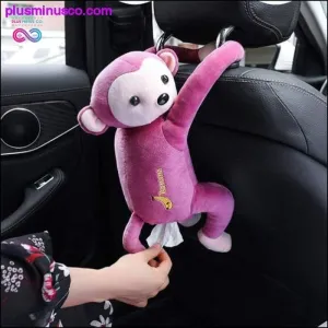 Creative Cartoon Monkey Home Office Car Hanging Paper Napkin