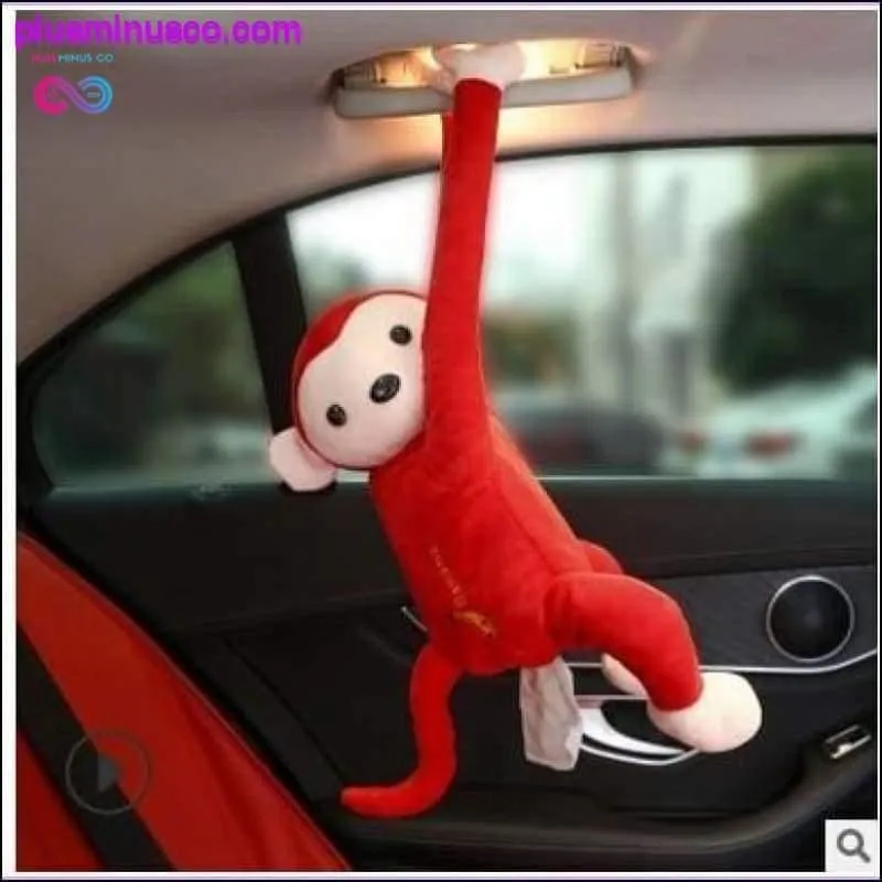 Creative Cartoon Monkey Home Office Car Hanging Paper Napkin