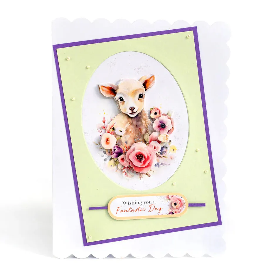 Die Cut Decoupage – Little Lambs (pack of 3)