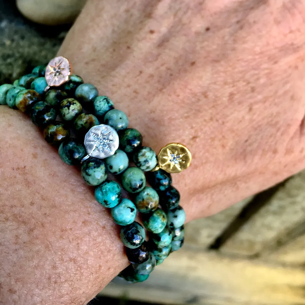 Enjoy the Journey African Turquoise Bracelet