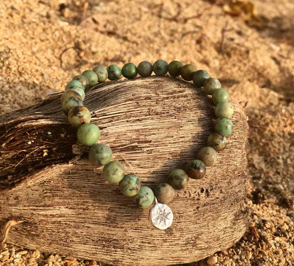 Enjoy the Journey African Turquoise Bracelet