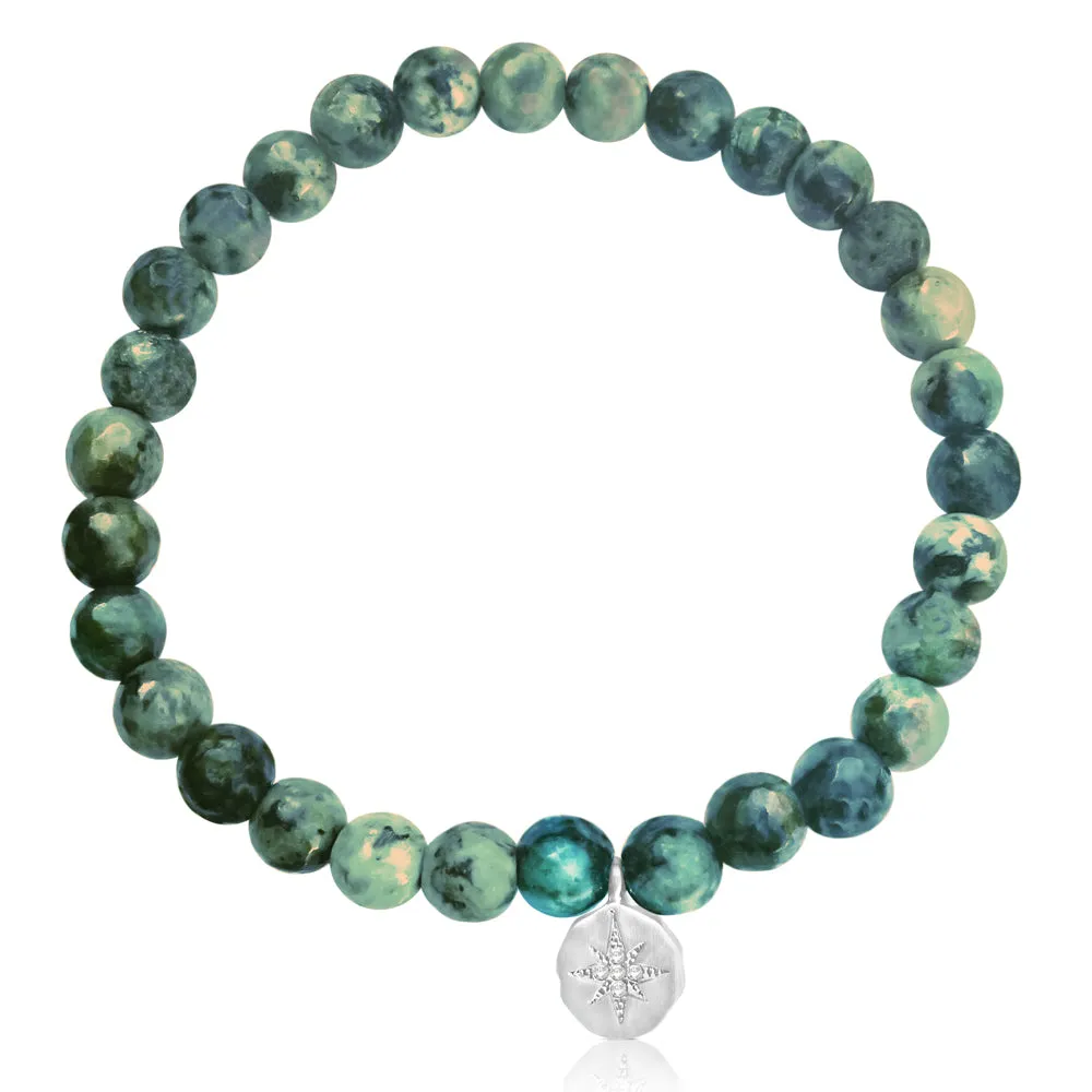 Enjoy the Journey African Turquoise Bracelet