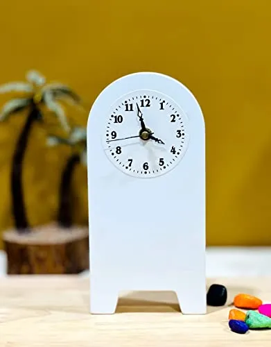 Espoir bloom Wooden Table Clock for Office,Room Table/Shelf EB-TCO9