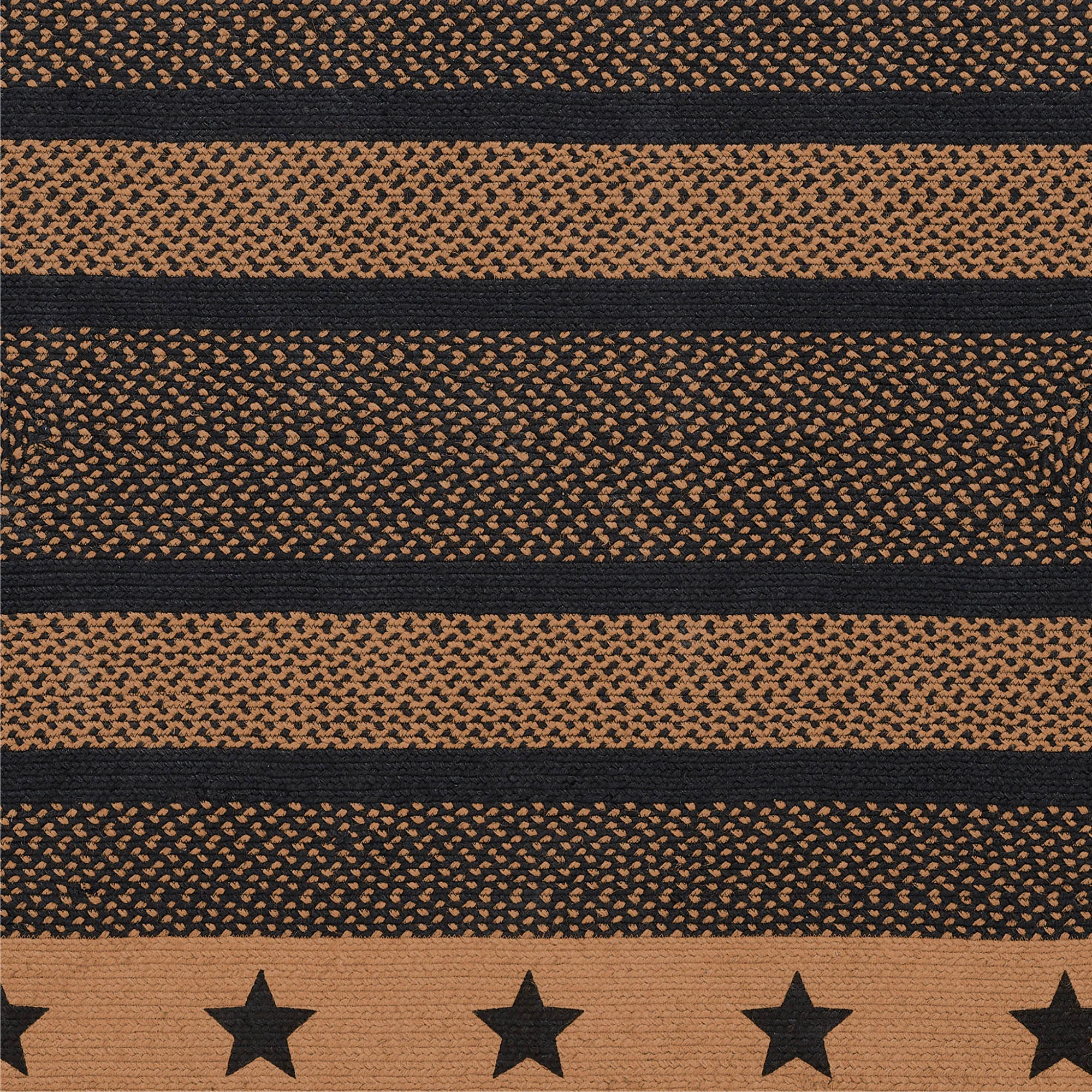 Farmhouse Jute Rug Stencil Stars