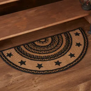 Farmhouse Jute Rug Stencil Stars