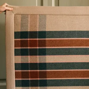 Flora Stewart Rug With Sandstone Binding