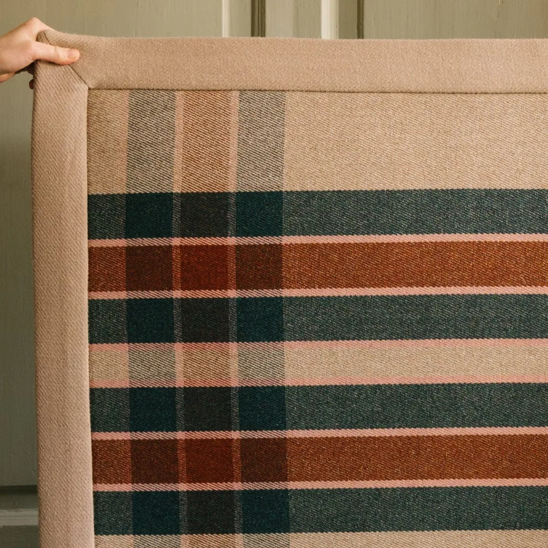 Flora Stewart Rug With Sandstone Binding
