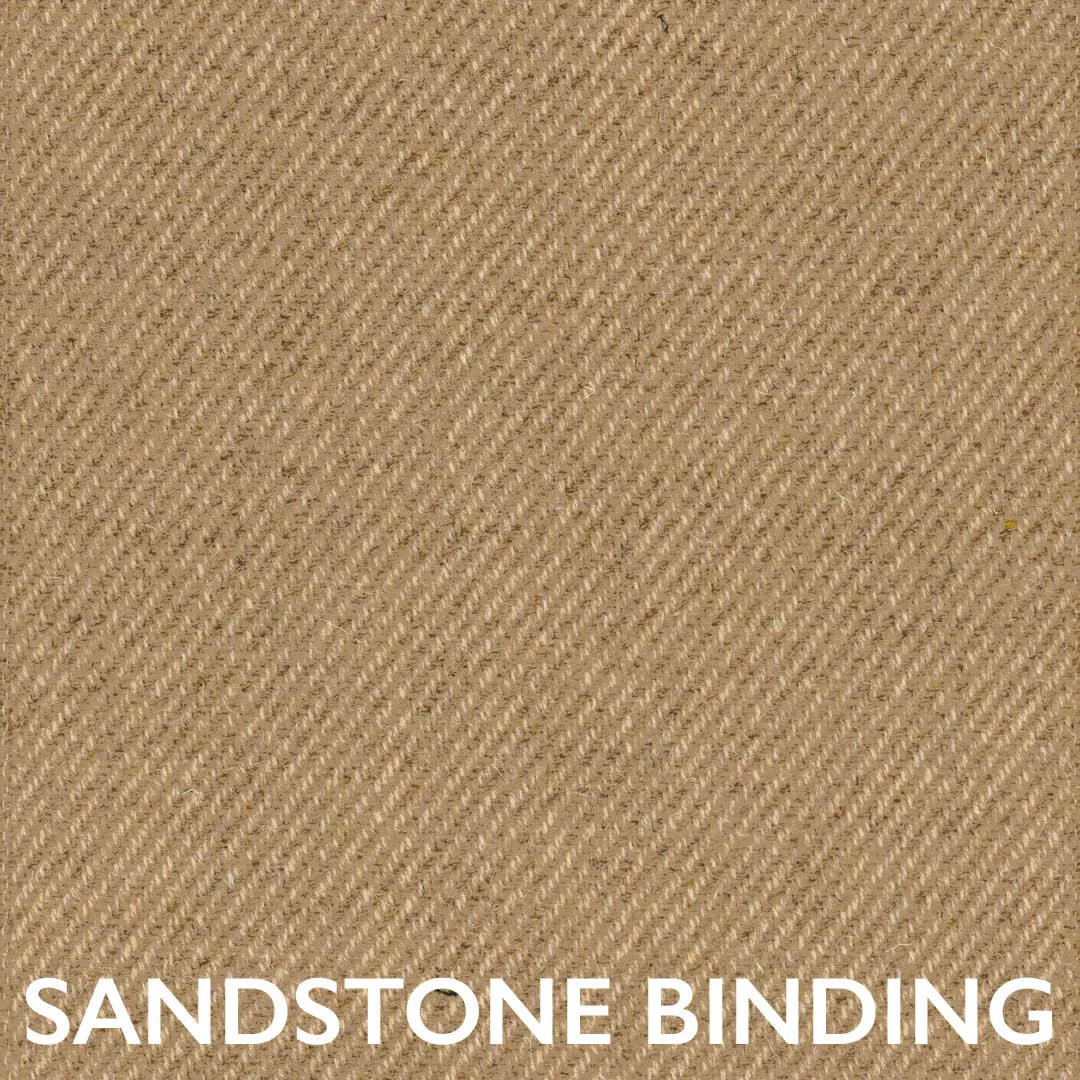 Flora Stewart Rug With Sandstone Binding