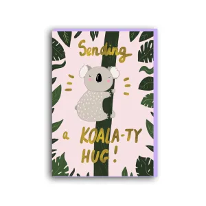 Forever Funny "Sending a Koala-ty hug" greetings card (Anastassia)