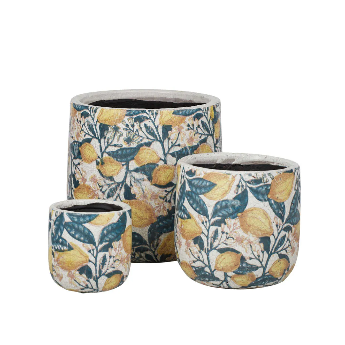 Gala Limones Ceramic Pot 12x12x11cm