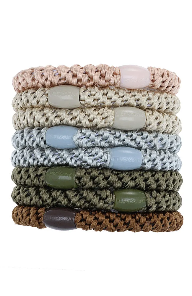 Grab & Go Ponytail Holders - Set of Eight
