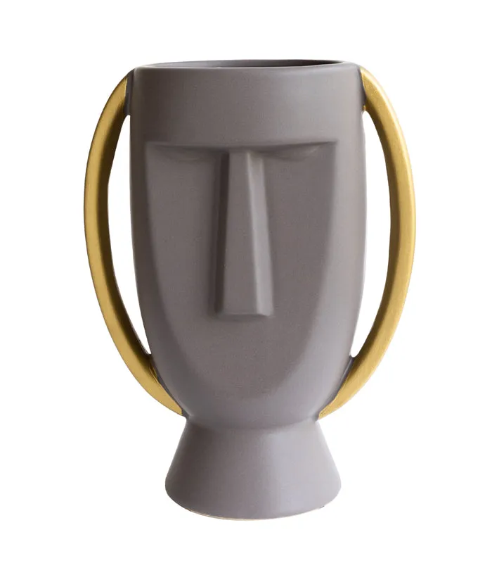 Grey Man Vase