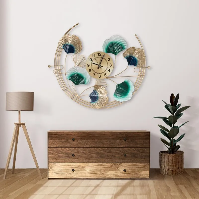 Half Metal Wall Clock