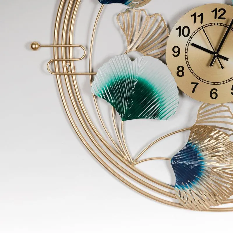 Half Metal Wall Clock