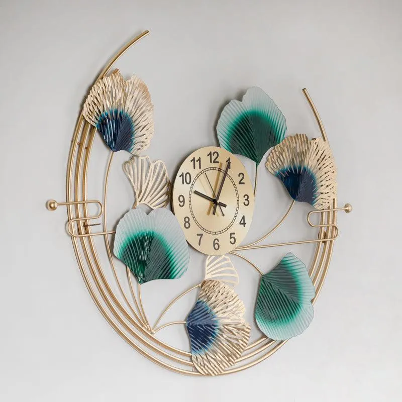 Half Metal Wall Clock