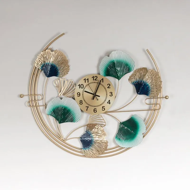 Half Metal Wall Clock