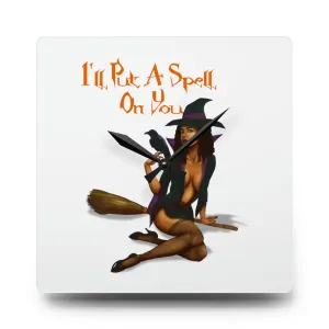 Halloween Acrylic Wall Clock - I'll Put A Spell On You