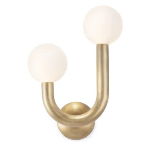 Happy Sconce Left Side (Natural Brass)