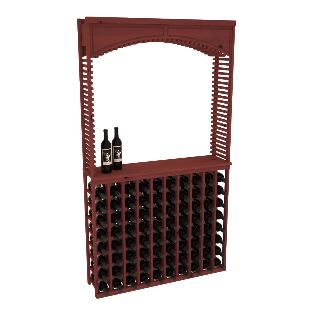 InstaCellar - 42.5" Cellar Arch / Tasting Table / Solid Top Combo