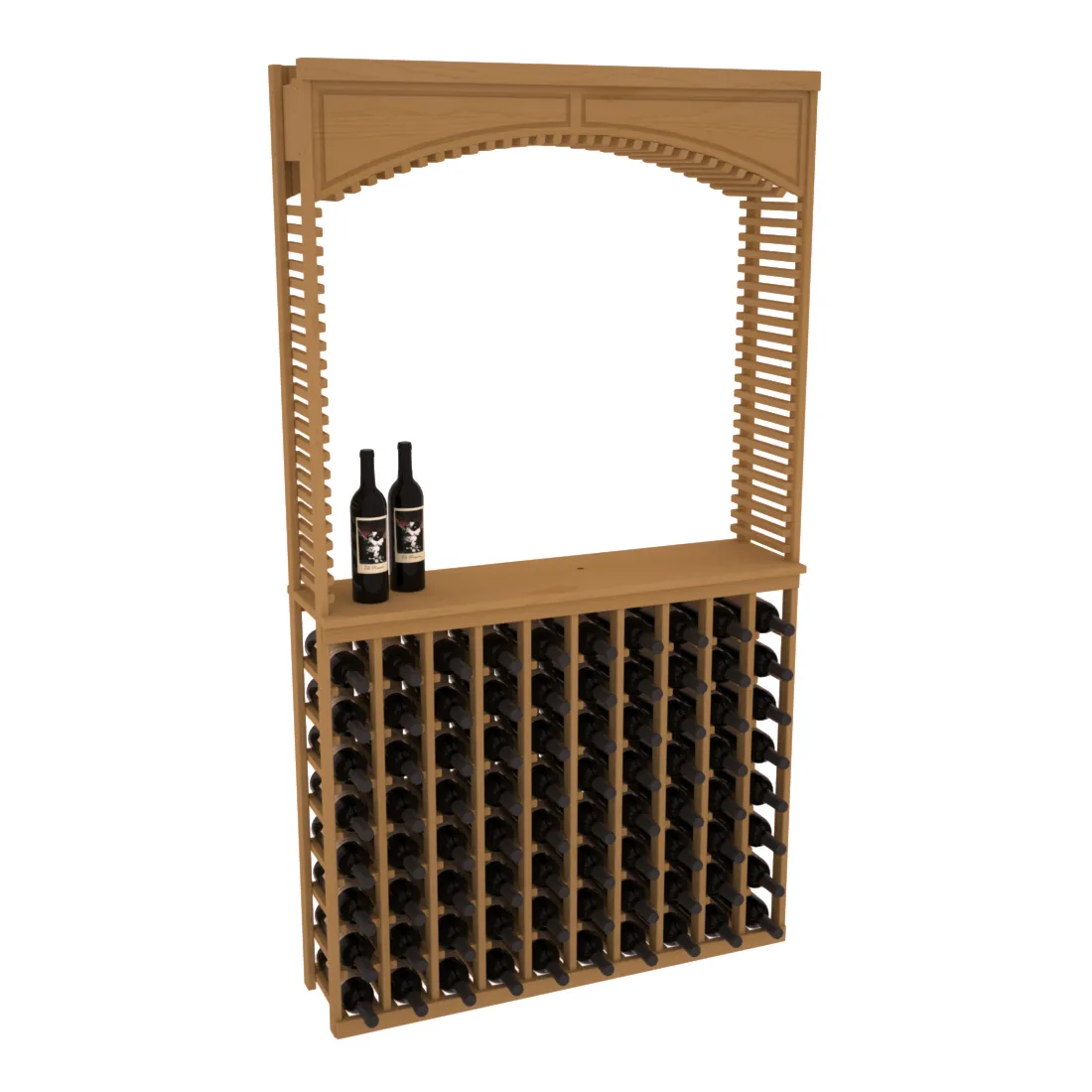 InstaCellar - 42.5" Cellar Arch / Tasting Table / Solid Top Combo