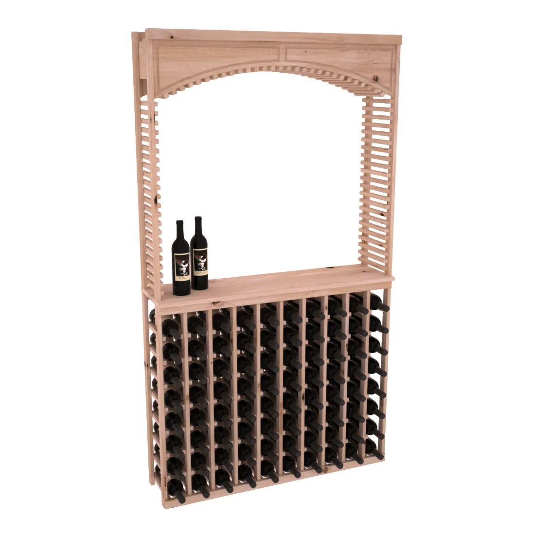 InstaCellar - 42.5" Cellar Arch / Tasting Table / Solid Top Combo